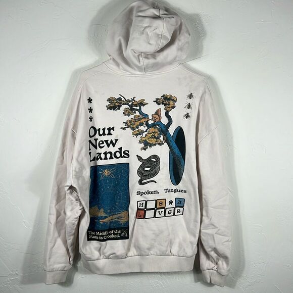 🔥🔥 CROOKED TONGUES Designer Graphic HOODIE SWEATSHIRT Unisex Size Medium - RAR - Picture 1 of 15